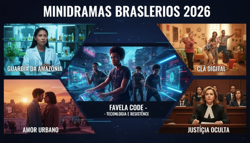Os 5 Minidramas Brasileiros Mais Inovadores de 2026: Análise e Impacto